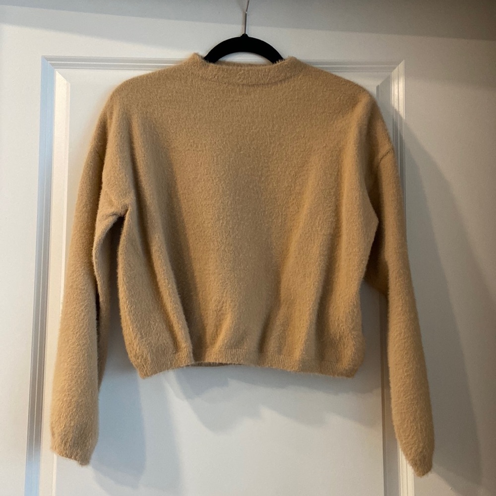 Princess Polly fuzzy mock neck sweater